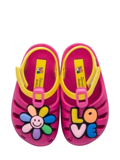 Halbsandalen in Pink