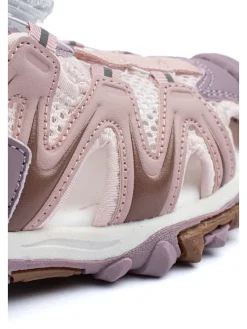 Halbsandalen in Rosa/ Lila