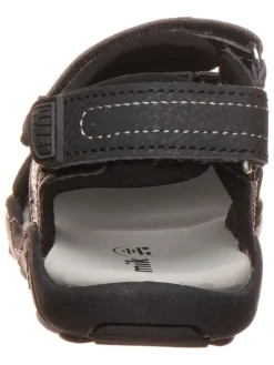 Halbsandalen in Schwarz