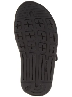 Halbsandalen in Schwarz