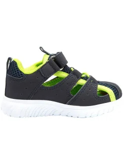 Halbsandalen "KI-Rock Lite EV" in Anthrazit/ Dunkelblau/ Grün