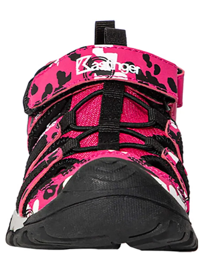 Halbsandalen "Malinur" in Pink/ Schwarz