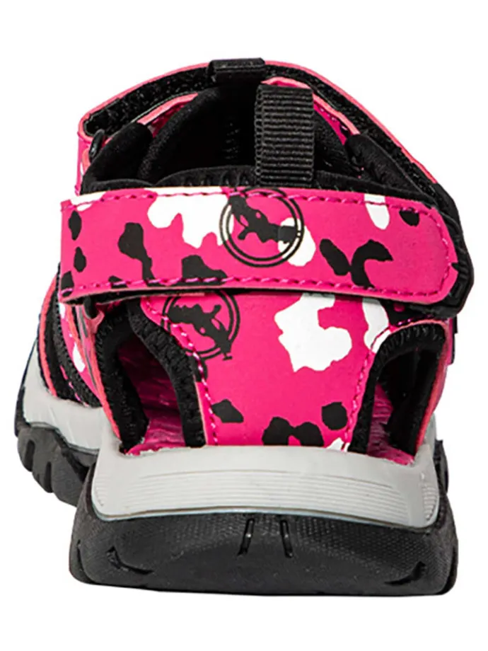 Halbsandalen "Malinur" in Pink/ Schwarz