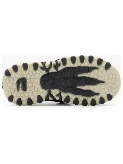 Halbsandalen "Pterodattilo" in Anthrazit/ Grün