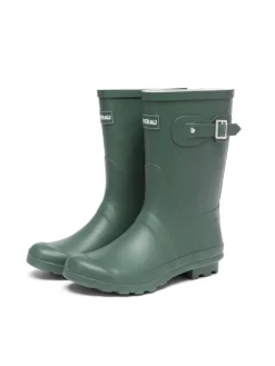 Halbschaft Gummistiefel Penguin in Oliv