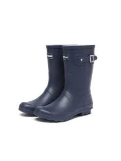 Halbschaft Gummistiefel Penguin in Marineblau