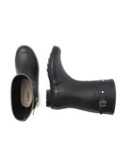 Halbschaft Gummistiefel Penguin in Schwarz