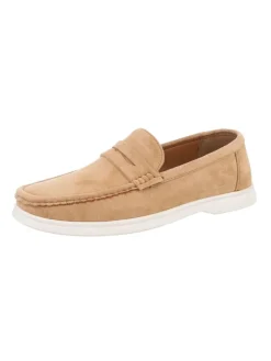 Halbschuh in Camel