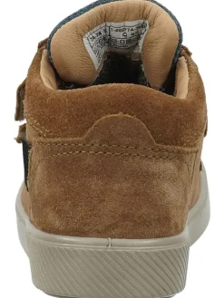 Halbschuhe in Braun/Blau