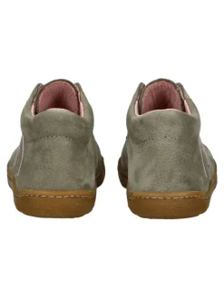 Halbschuhe in Grau/Rosa