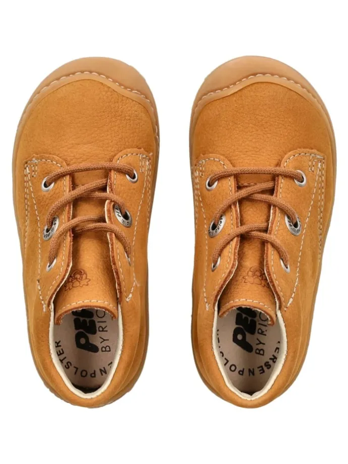 Halbschuhe in Mustard