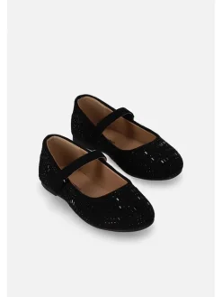 Halbschuhe in schwarz