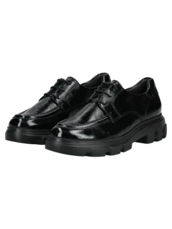 Halbschuhe in Schwarz Lack