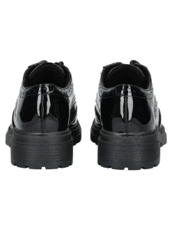 Halbschuhe in Schwarz Lack