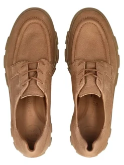 Halbschuhe in Tan