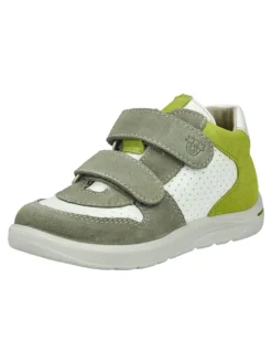 Halbschuhe in Weiß/Grün