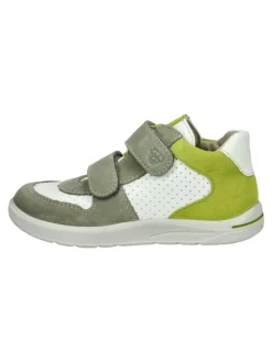 Halbschuhe in Weiß/Grün