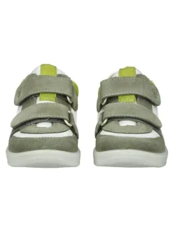 Halbschuhe in Weiß/Grün