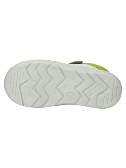 Halbschuhe in Weiß/Grün