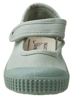 Halbschuhe uni in grün