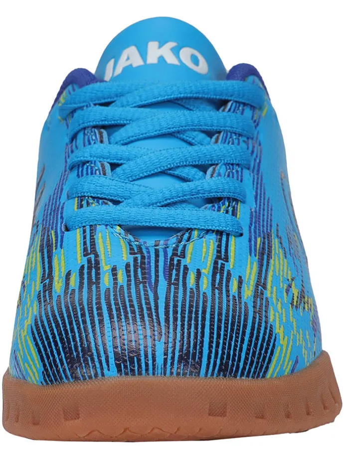 Hallen-Fußballschuhe "Stepover" in Blau