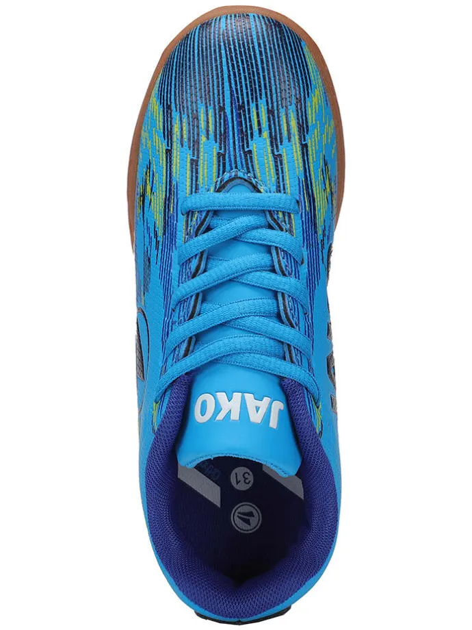 Hallen-Fußballschuhe "Stepover" in Blau