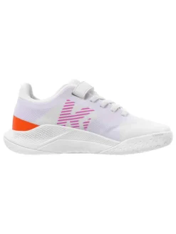 Hallen-Sport-Schuhe Kourtfly Kids in weiß/lila