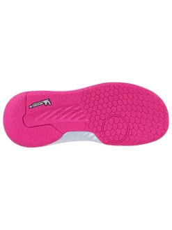 Hallen-Sport-Schuhe Kourtfly Kids in pink/weiß