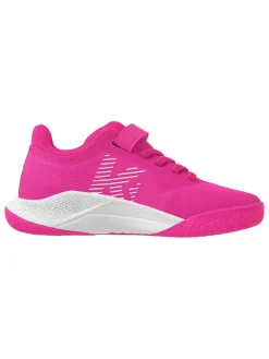 Hallen-Sport-Schuhe Kourtfly Kids in pink/weiß