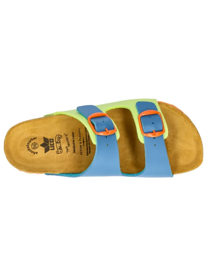 Hausschuh "Bioline Colored Kids" in Blau