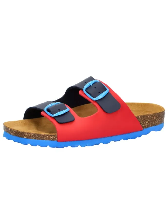 Hausschuh "Bioline Colored Kids" in Rot