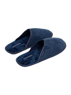 Hausschuh England in Navy