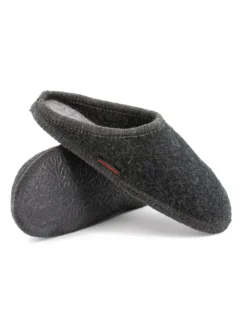 Hausschuh Grainau in kohle