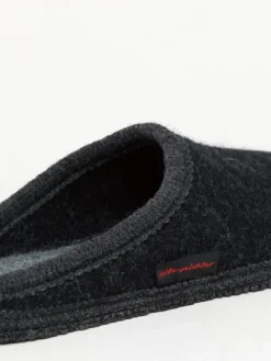 Hausschuh Grainau in kohle