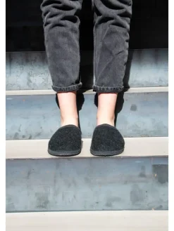 Hausschuh Grainau in kohle