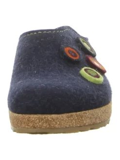 Hausschuh in blau