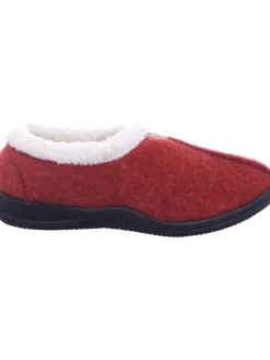 Hausschuh in bordeaux