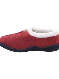 Hausschuh in bordeaux