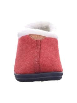 Hausschuh in bordeaux