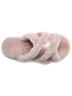 Hausschuh in rosé