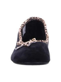 Hausschuh in schwarz