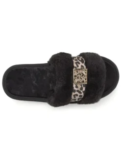 Hausschuh in schwarz