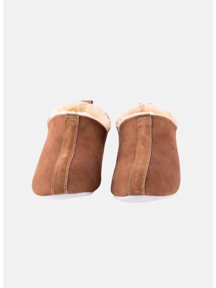 Hausschuh Lina in Cognac