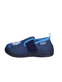 Hausschuh Monster in Jeansblau