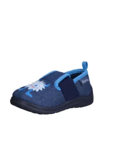 Hausschuh Monster in Jeansblau