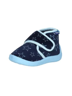 Hausschuh Pastell in Marine