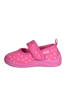 Hausschuh Punkte in Pink