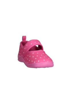Hausschuh Punkte in Pink