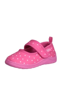 Hausschuh Punkte in Pink