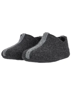 Hausschuh Shima Kids in 1011 Dark Grey Melange